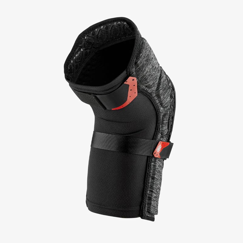 Rodilleras 100% Surpass Knee Guards Grey Heather/Black Enduro MTB (Descuento)